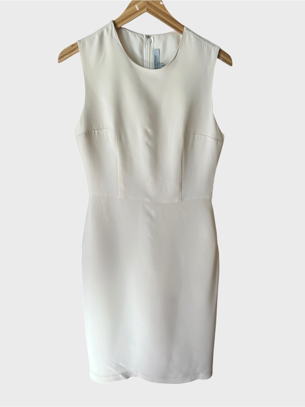Morgane Le Fay cream 100-% silk Dress